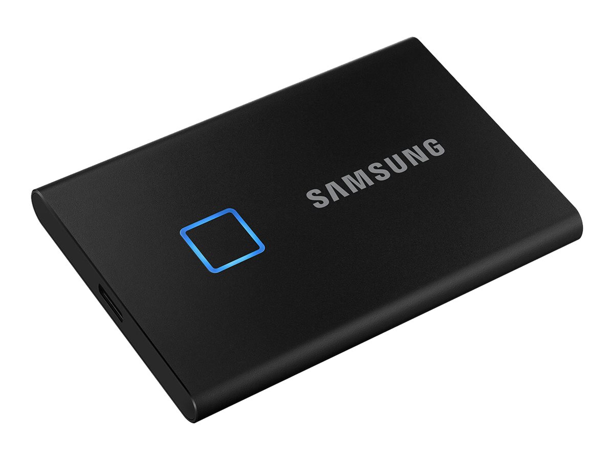 Samsung T7 Touch MU-PC1T0K - SSD - verschlüsselt - 1 TB - extern (tragbar)