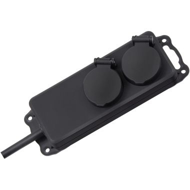 Brennenstuhl Extension socket IP44 2-way black 2m H07RN-F 3G1,5, Ansicht 3
