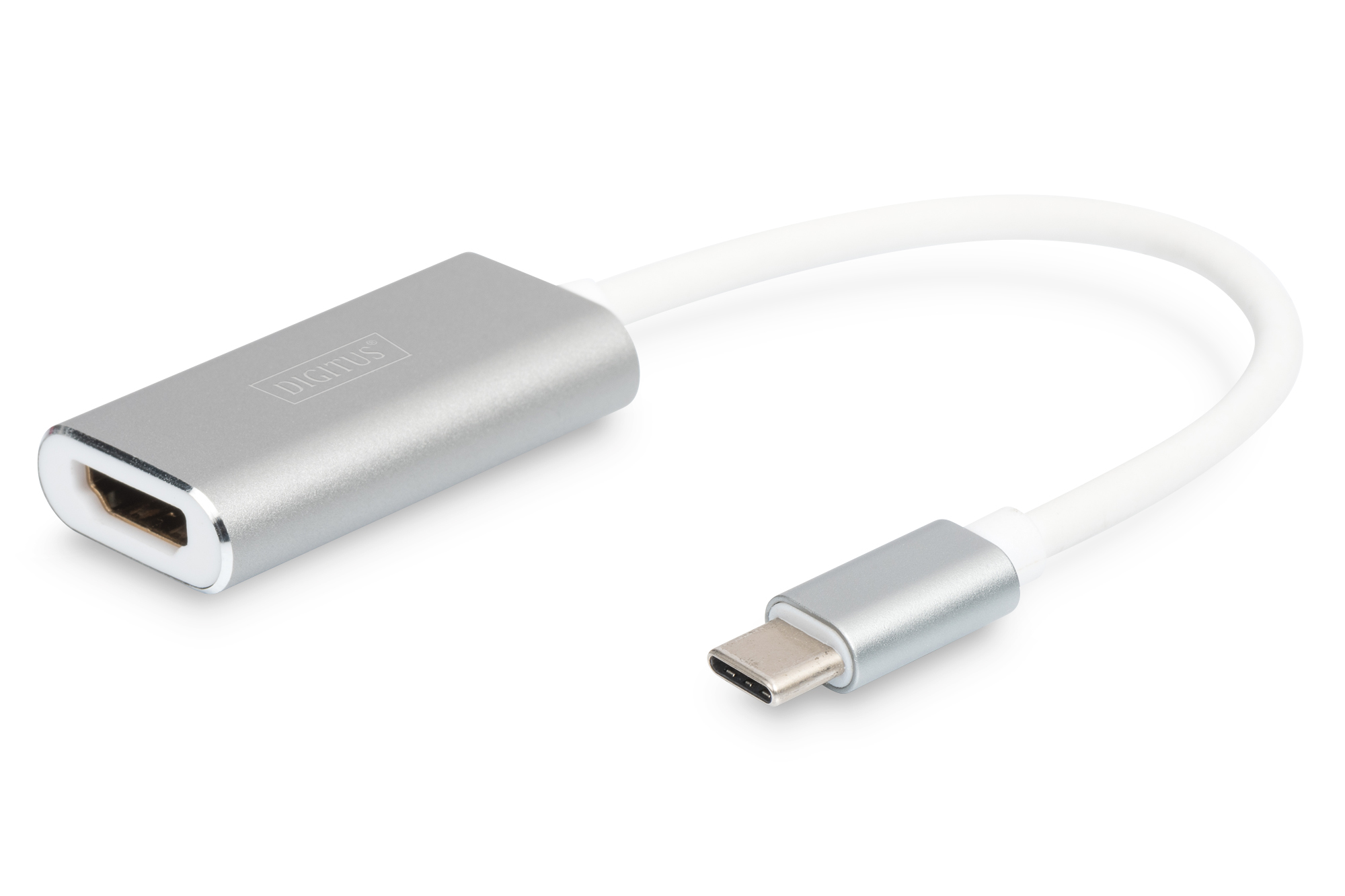 DIGITUS USB-C 3.2 Gen 1 to HDMI Graphic Adapter, 0,2 m, USB Typ-C, HDMI, Männlich, Weiblich, USB