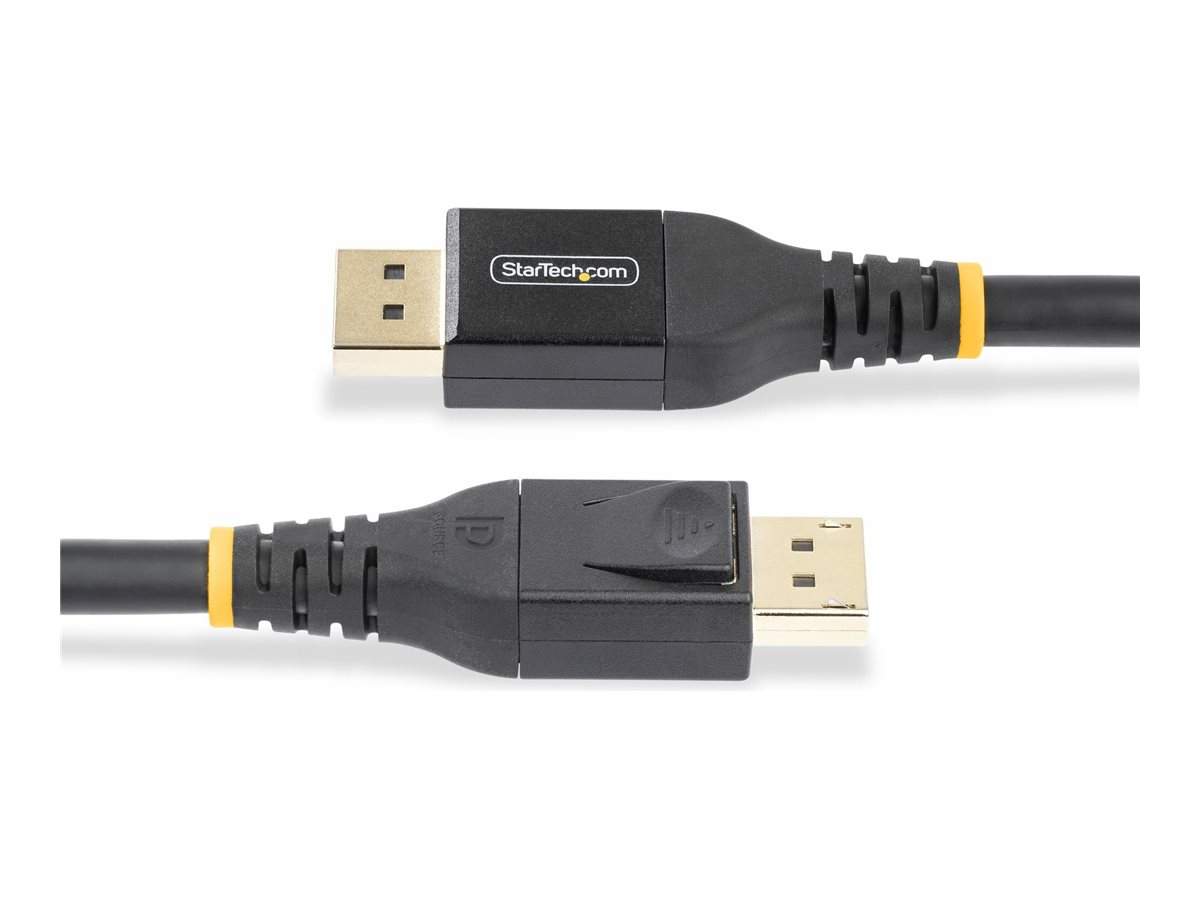 StarTech.com 50ft (15m) VESA-Certified Active DisplayPort 1.4 Cable DP8K wHBR3HDR10MSTDSC 1.2HDCP 2.2 8K 60Hz 4K 120Hz Video - Active DP 1.4 Cable MM (DP14A-15M-DP-CABLE)