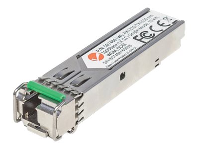 Intellinet Transceiver Module Optical, Gigabit Fiber WDM Bi-Directional SFP, 1000Base-Lx (LC)