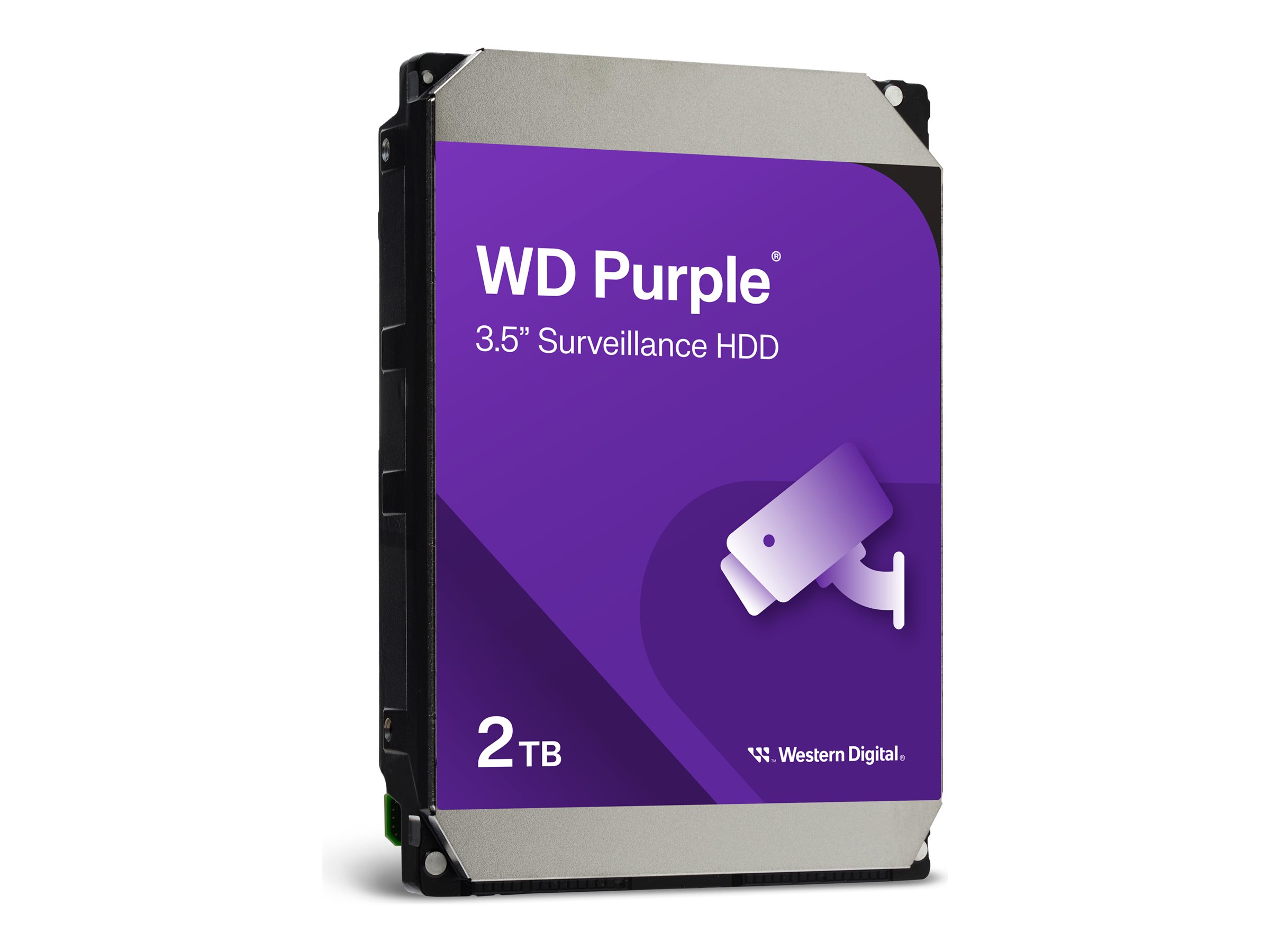 WD Purple WD22PURZ - Festplatte - 2 TB - intern - 3.5 (8.9 cm), Ansicht 3
