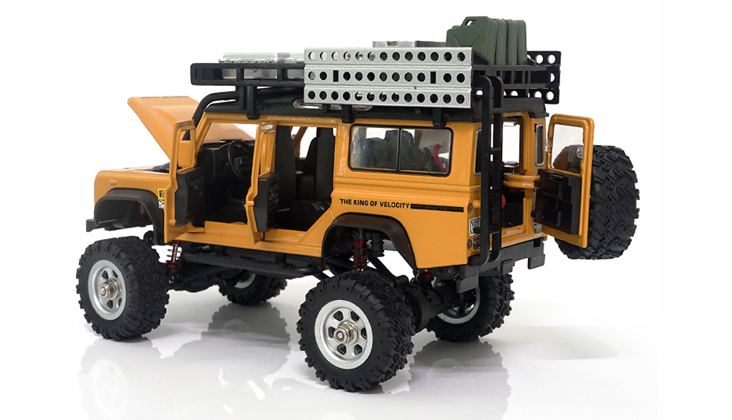 Amewi D90X28 Metall Scale Crawler gelb - Raupenfahrzeug - 1:28 - 8 Jahr(e) - 300 mAh - 401 g, Ansicht 3