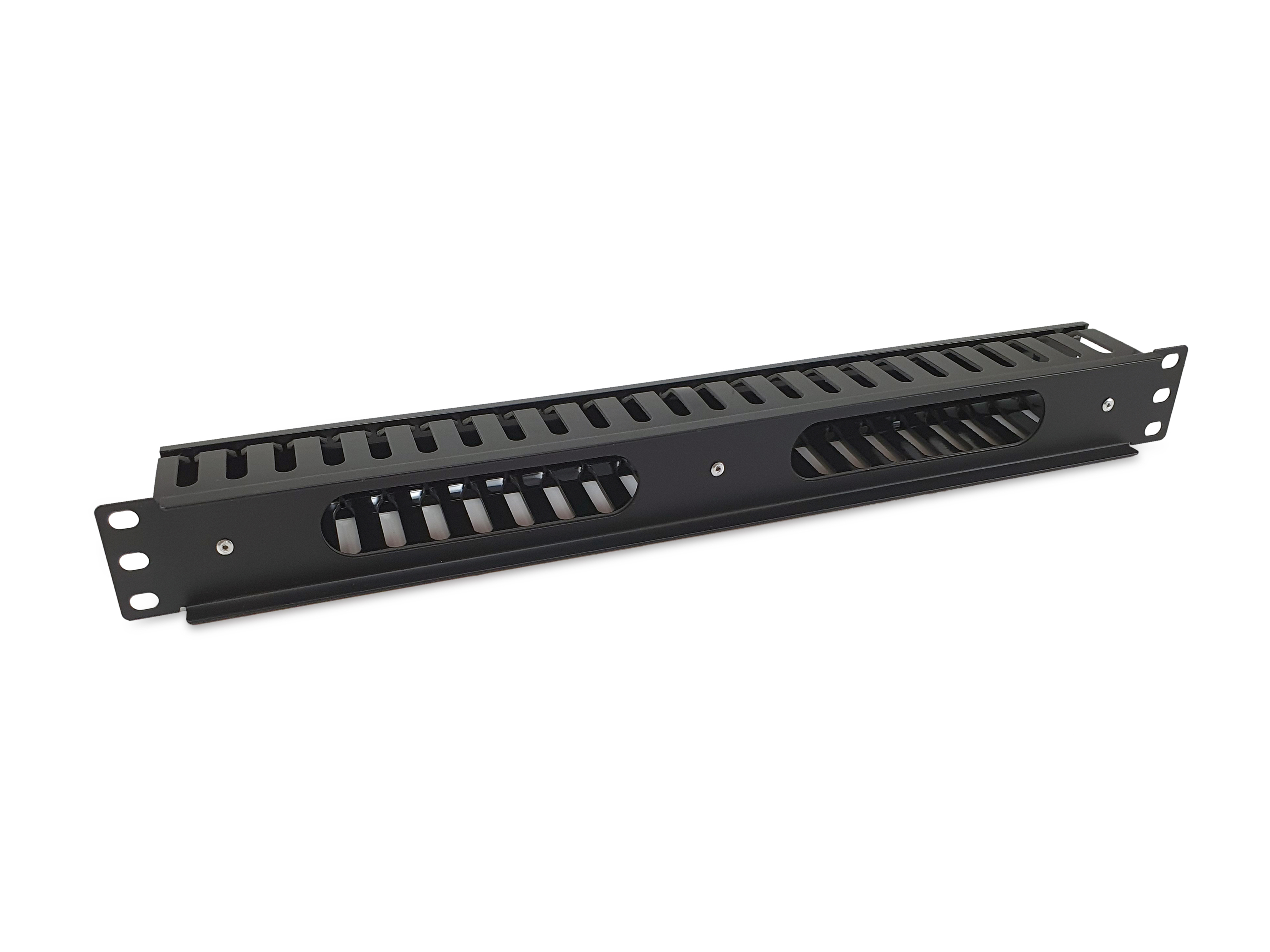 Equip 19 Rack Mount Kabelmanagement-Panel - Schwarz - Kabelmanagementtafel - Schwarz - 1U - China - 482,6 mm - 44,5 mm, Ansicht 3