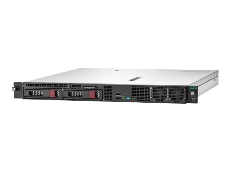 HPE ProLiant DL20 Gen10 Performance - Server - Rack-Montage - 1U - 1-Weg - 1 x Xeon E-2236 / 3.4 GHz - RAM 32 GB - SATA - Hot-Swap 6.4 cm (2.5")