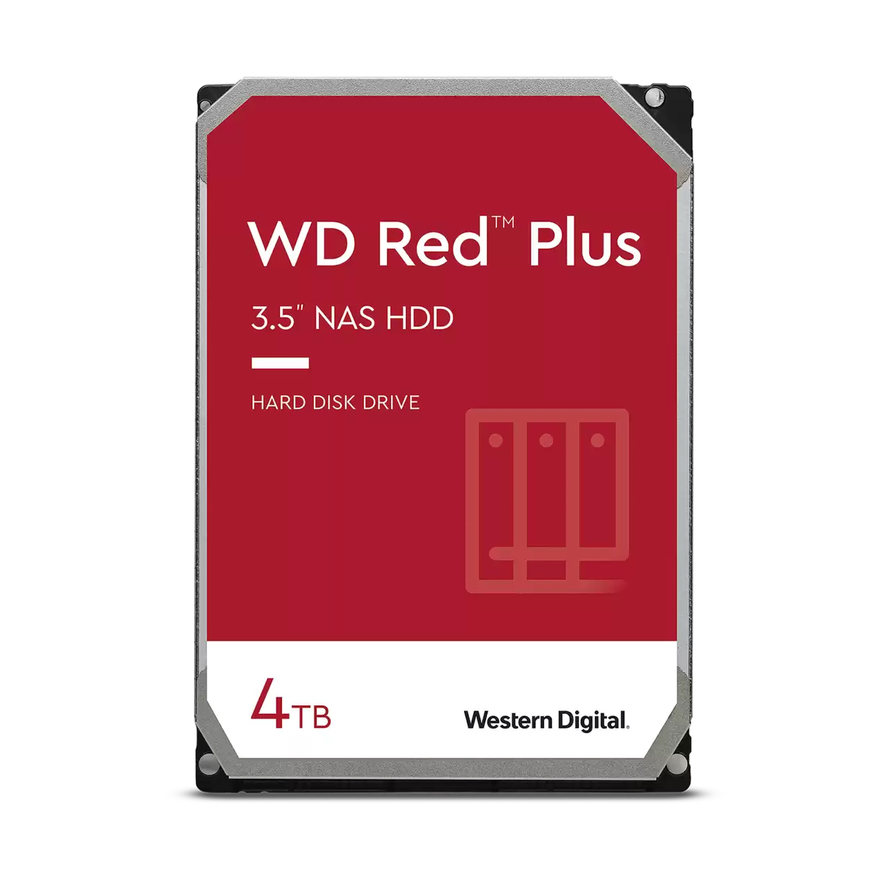 WD Red Plus WD40EFPX - Festplatte - 4 TB - intern - 3.5 (8.9 cm), Ansicht 2