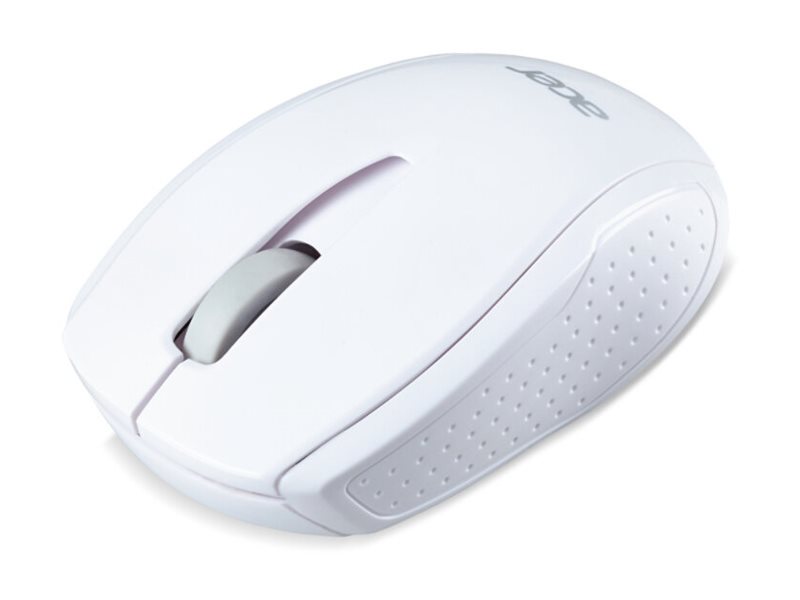 Acer AMR800 - Maus - ergonomisch - optisch - 3 Tasten - kabellos - 2.4 GHz - kabelloser Empfänger (USB)