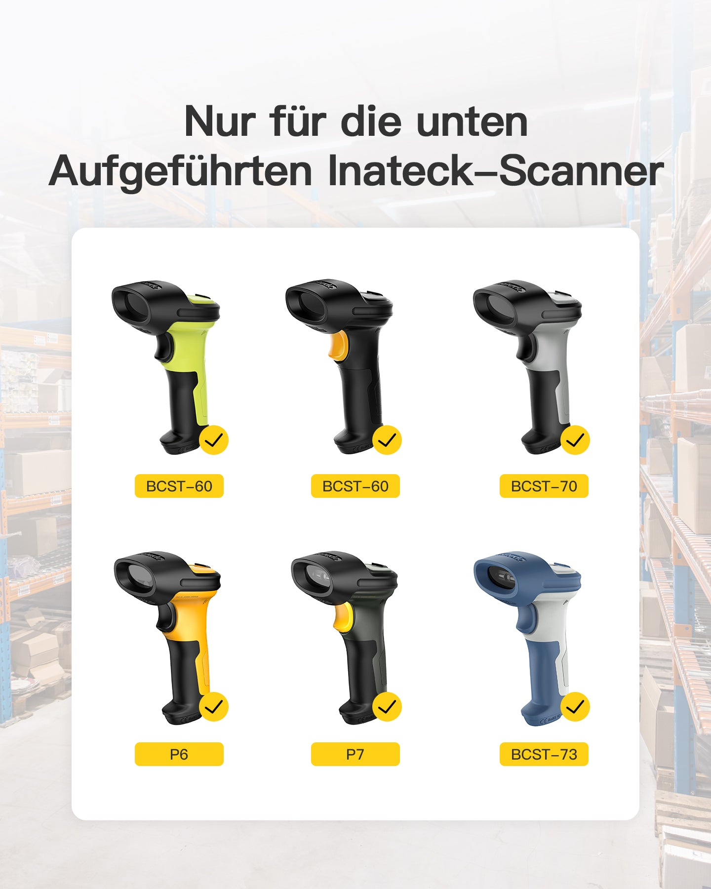 Inateck Barcodescanner BS04001 2-1 Base[BS04001_black], Ansicht 2