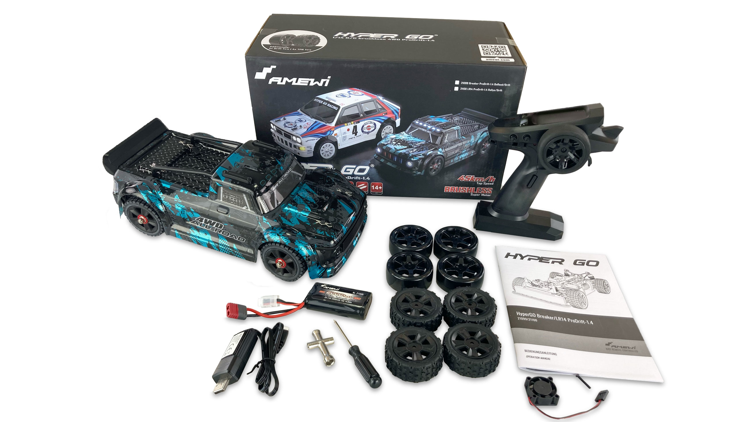 Amewi Tourenwagen Hyper Go Breaker Prodrift 1.4 RTR 1 14, Ansicht 2