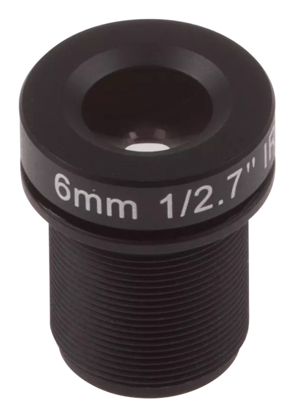 Axis CCTV-Objektiv - M12-Anschluss - 6 mm - f/1.9 (Packung mit 10), Ansicht 2