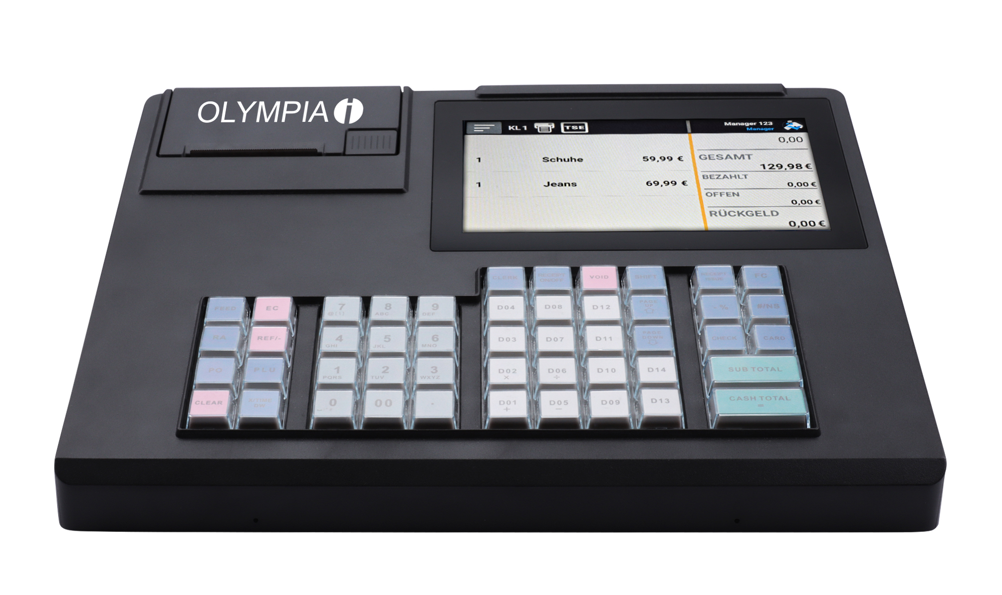 Olympia Kasse K200 inkl.Drucker HINWEIS BEACHTEN, Ansicht 3