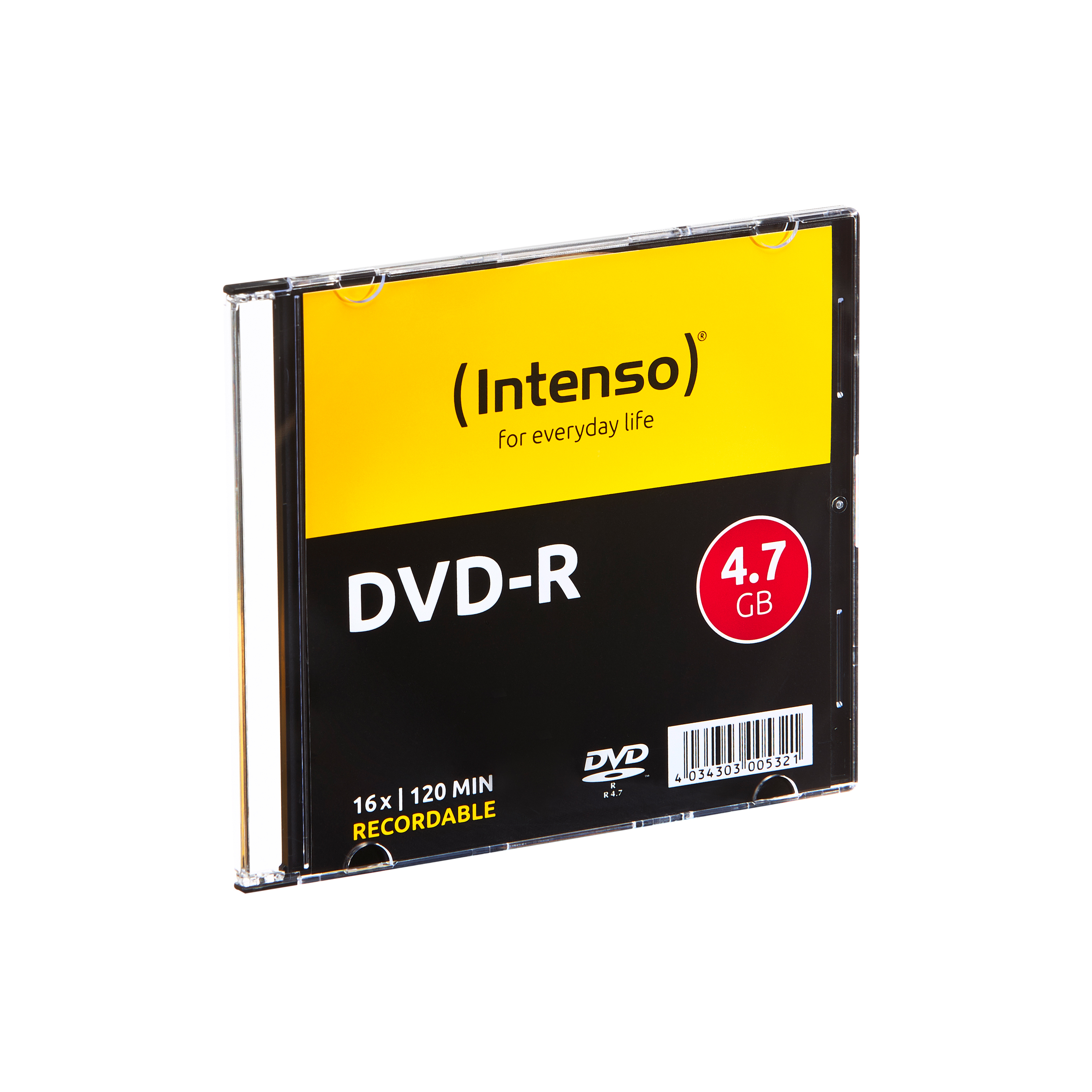 Intenso 10 x DVD-R - 4.7 GB (120 Min.) 16x, Ansicht 2