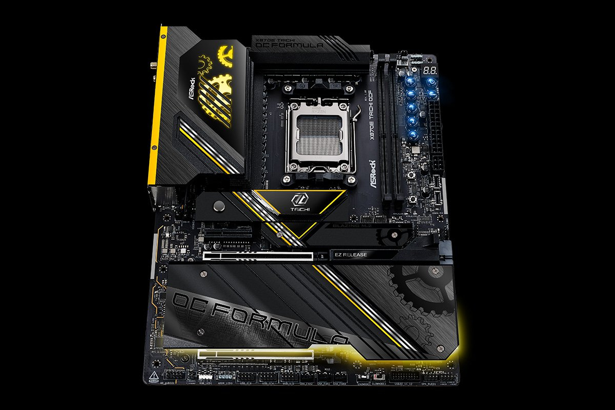 ASRock X870E Taichi OCF AM5 ATX HDMI/USB-C DDR5 - AMD Sockel AM5 (Ryzen Zen4) - ATX, Ansicht 3