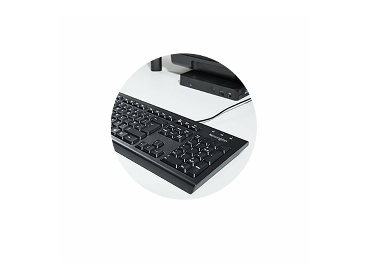 Kensington KB100 EQ - Tastatur - full size - USB