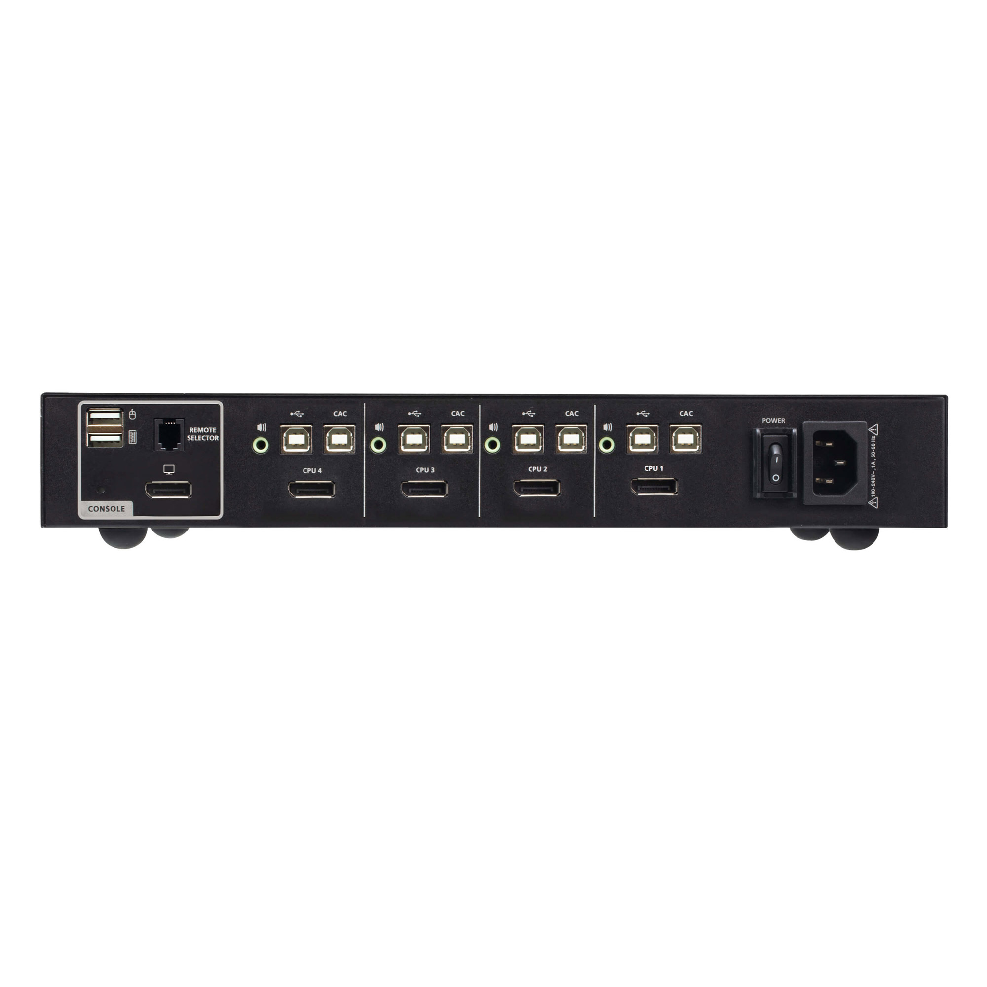 ATEN CS1184DP4C - KVM-Audio-Switch - PSD PP v4.0 Compliant DisplayPort sicher mit CAC