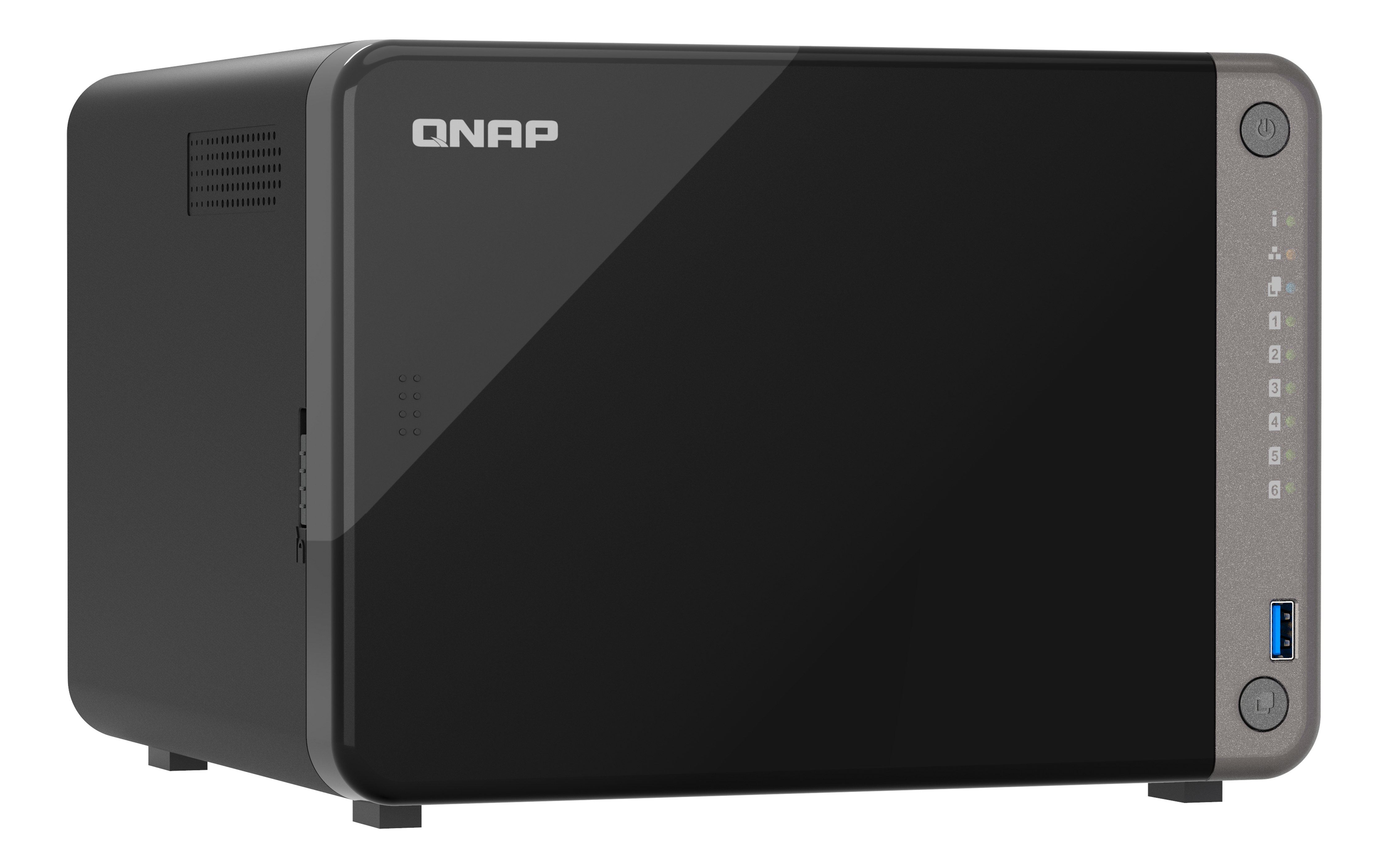 QNAP TS-AI642 - NAS-Server - 6 Schächte - SATA 6Gb/s, Ansicht 3
