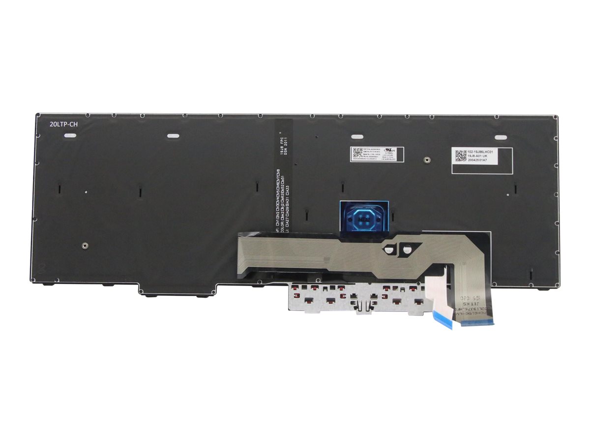 Lenovo Chicony - Ersatztastatur Notebook - mit ClickPad, Trackpoint - TL: UK, QWERTY, Ansicht 2