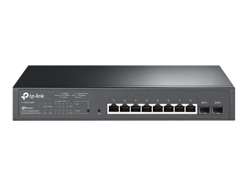 TP-LINK JetStream 10-Port Gigabit Switch (TL-SG2210MP)