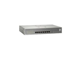 LevelOne GEP-0822 - Switch - unmanaged - 8 x 101001000 (PoE+)