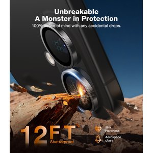 Torras Lensguard Camera Glass for iPhone 16 Pro (Black), Ansicht 2