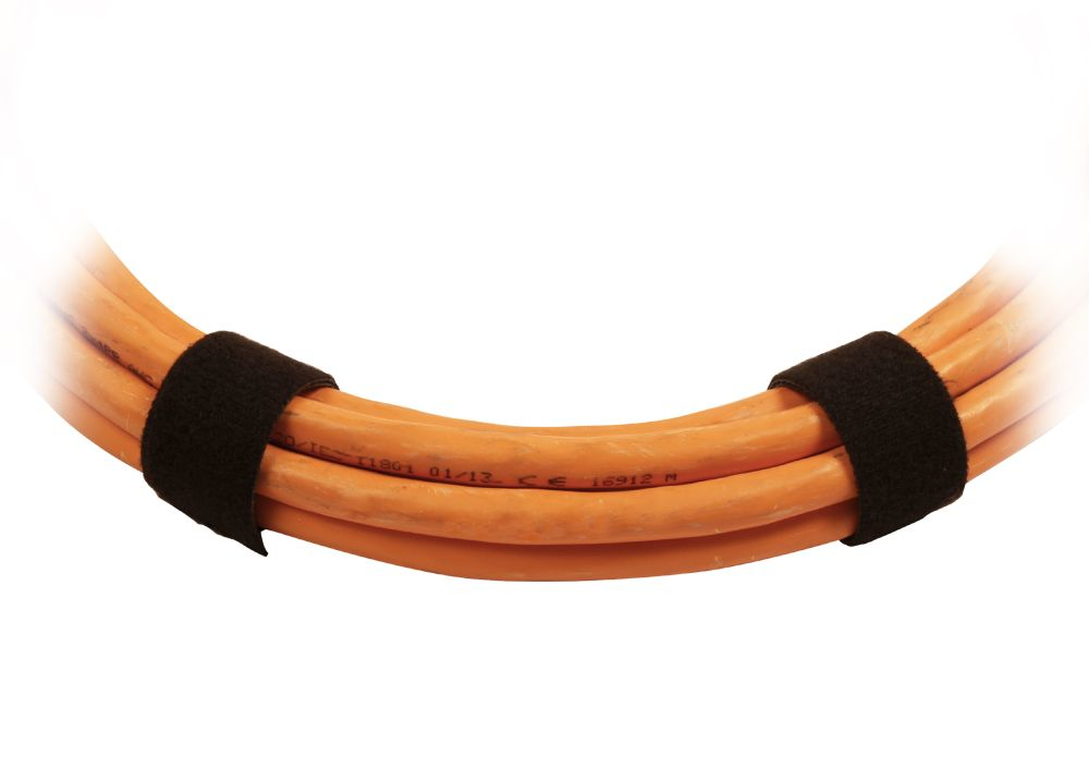 Synergy 21 S215680 - Hook & loop cable tie - Nylon - Polypropylen (PP) - Schwarz - 25 m - 20 mm - 1 mm, Ansicht 2
