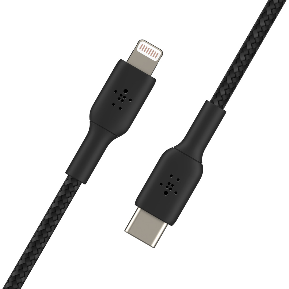 Belkin BOOST CHARGE - Lightning-Kabel - 24 pin USB-C männlich zu Lightning männlich - 2 m - Schwarz, Ansicht 2