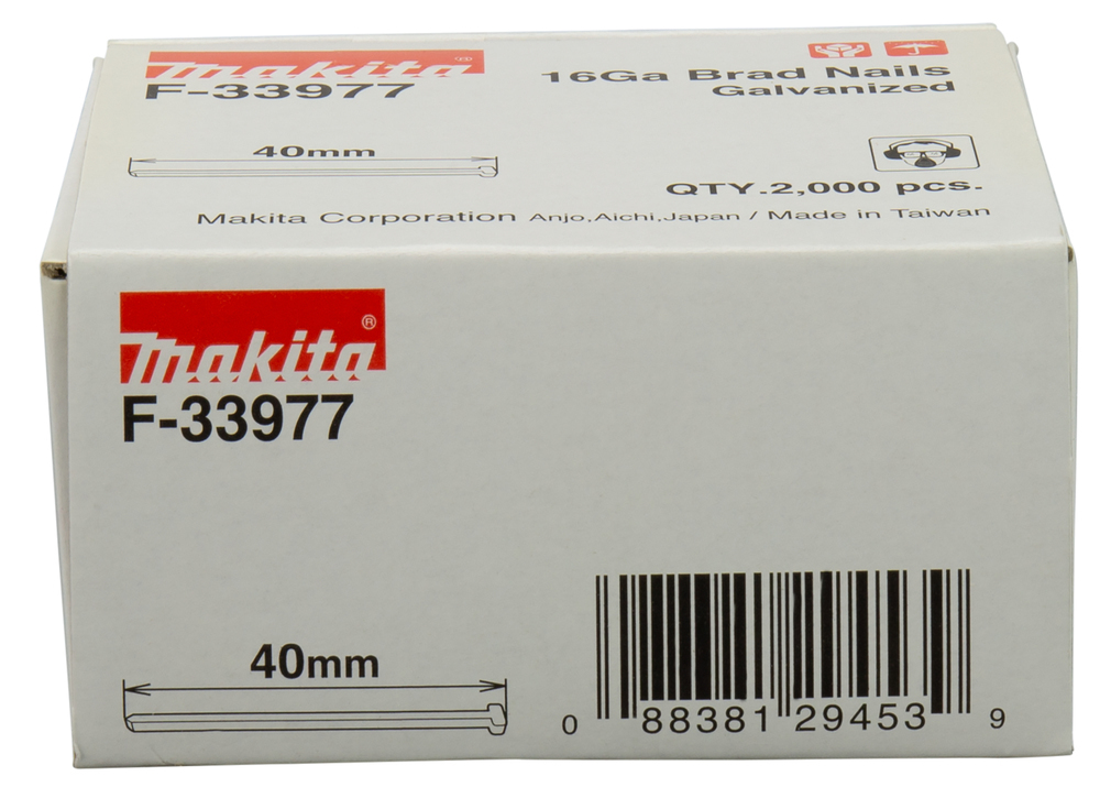 Makita Stift - 2000 Stücke - Länge: 40 mm - Breite: 1.3 mm, Ansicht 2