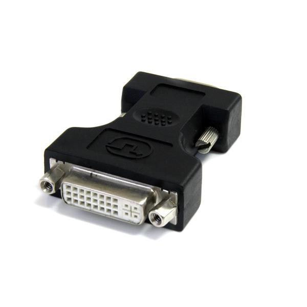 StarTech.com DVI auf VGA Adapter - DVI (Buchse) (29 pin) - VGA (Stecker) (15 pin) - Konverter, VGA, DVI-I, Schwarz