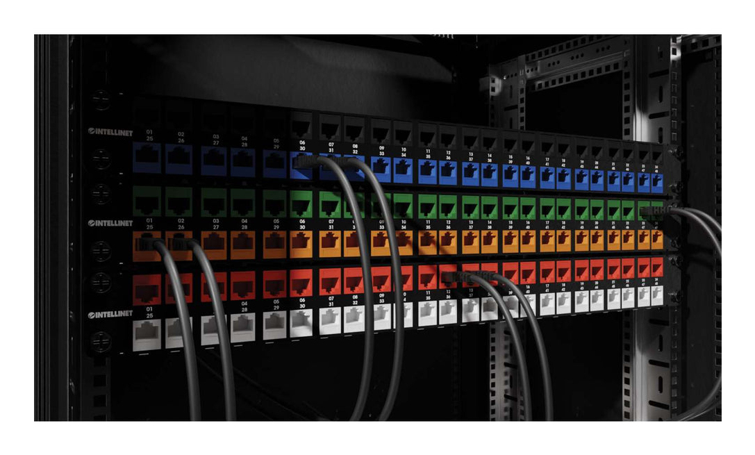 Intellinet Cat6a 10G STP Keystone-Modul weiß, Ansicht 3