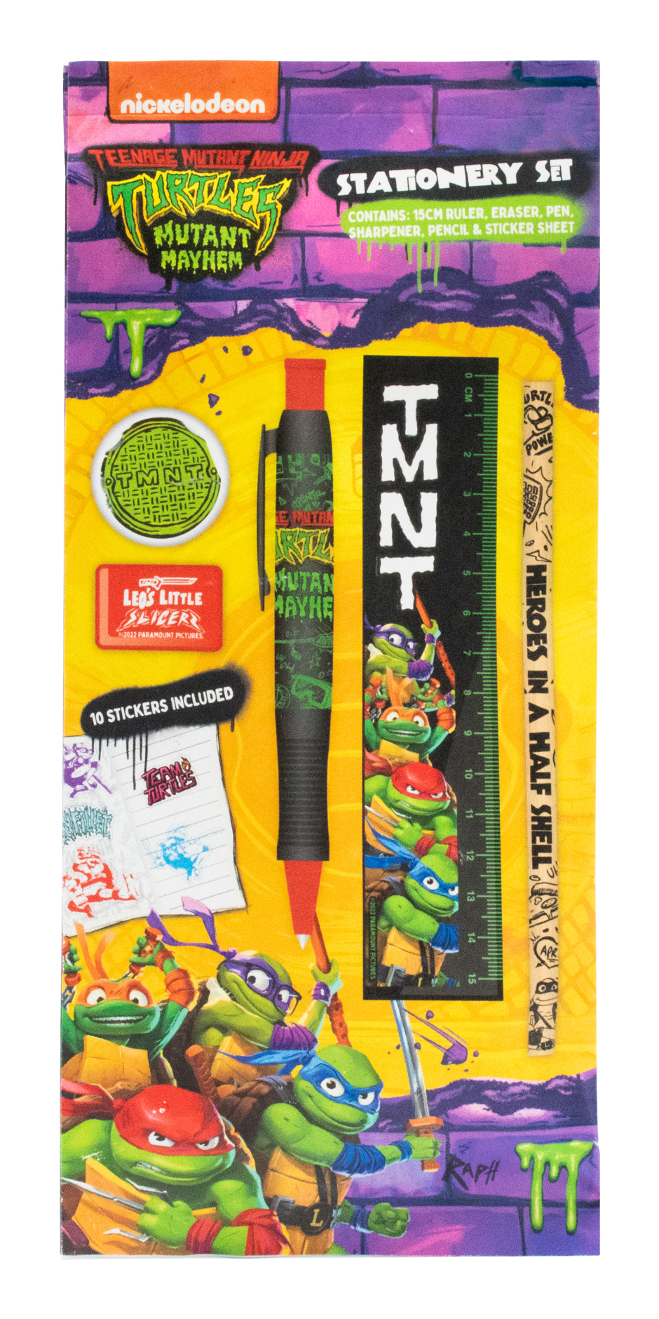 Thumbs Up ! Stationery Set - 5pc - TMNT - Mayhem, Ansicht 2