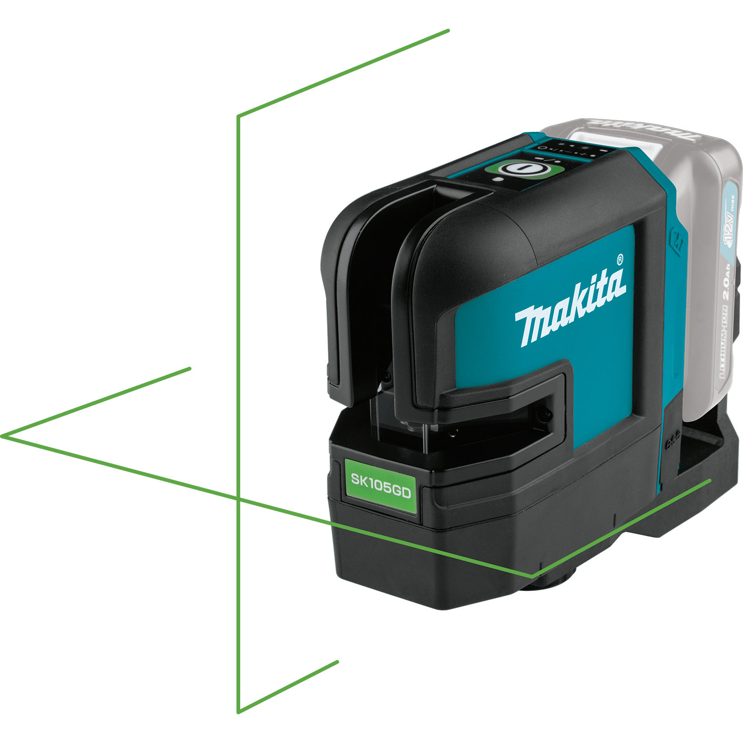 Makita SK105GD - Kreuzlinienlaser Stufe, Ansicht 2