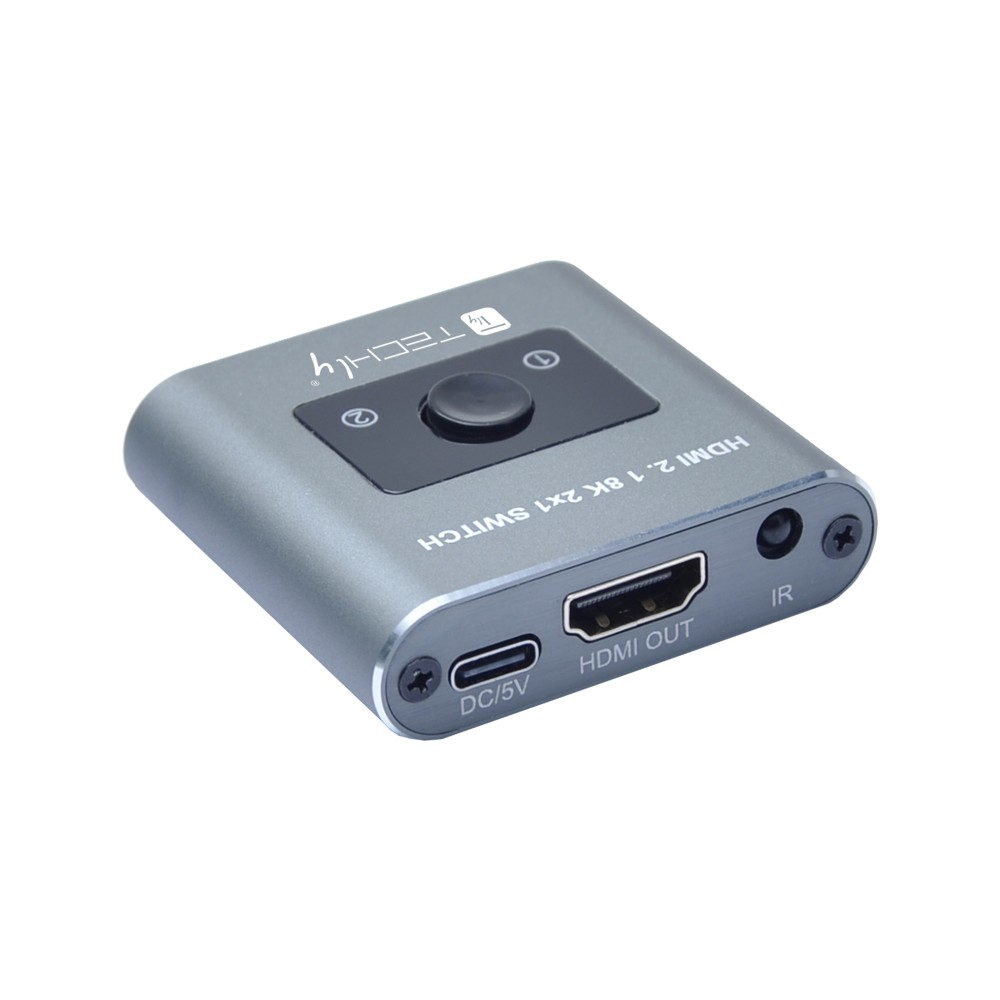 Techly Switch HDMI 2.1 2x1 8K - Switch - 48 Gbps, Ansicht 4