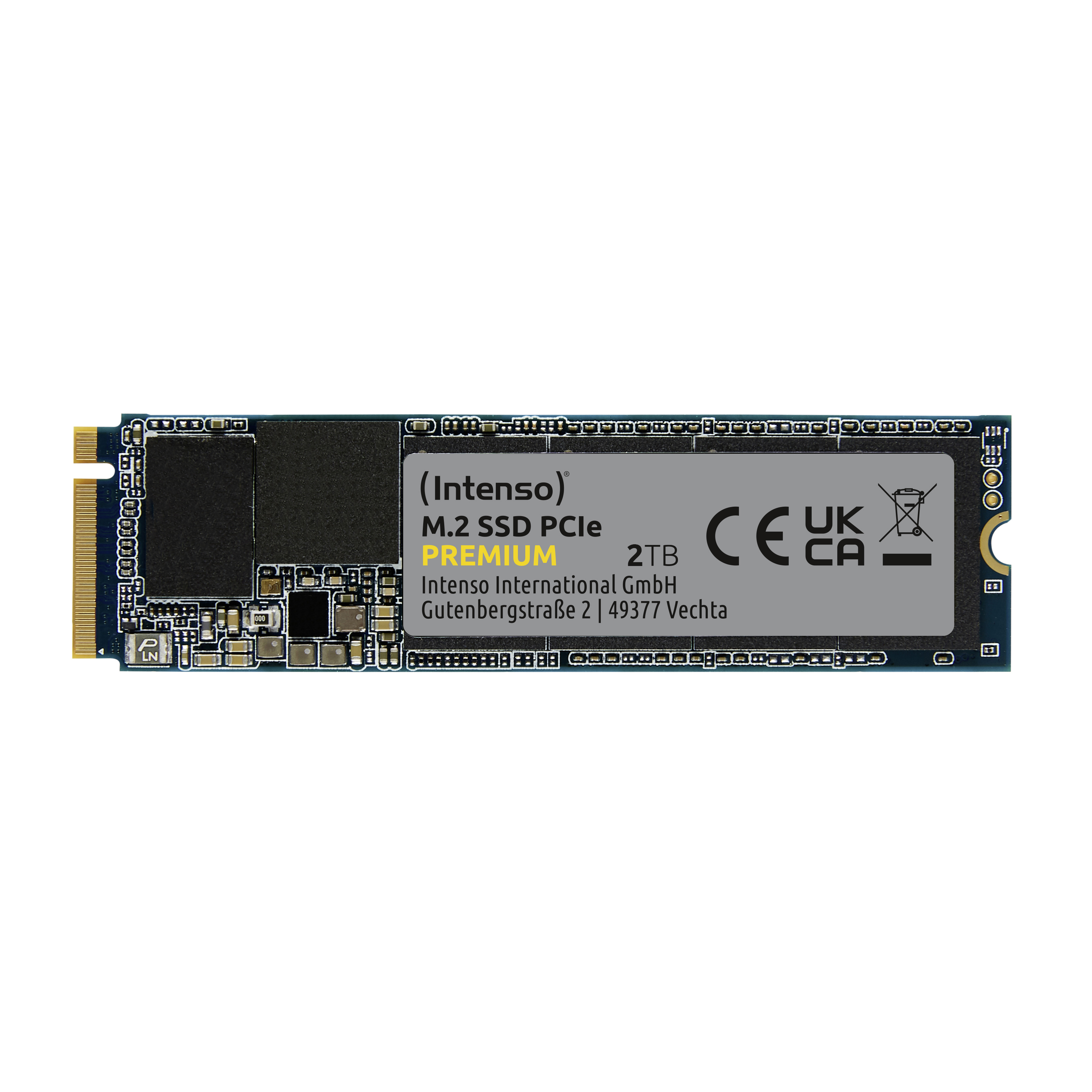 Intenso PREMIUM - SSD - 2 TB - intern - M.2 2280 - PCIe 3.0 x4 (NVMe), Ansicht 3
