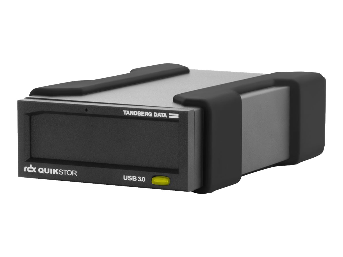 Overland Tandberg RDX QuikStor - Laufwerk - RDX Kartusche - SuperSpeed USB 3.0 - extern - mit 5-TB-Kassette