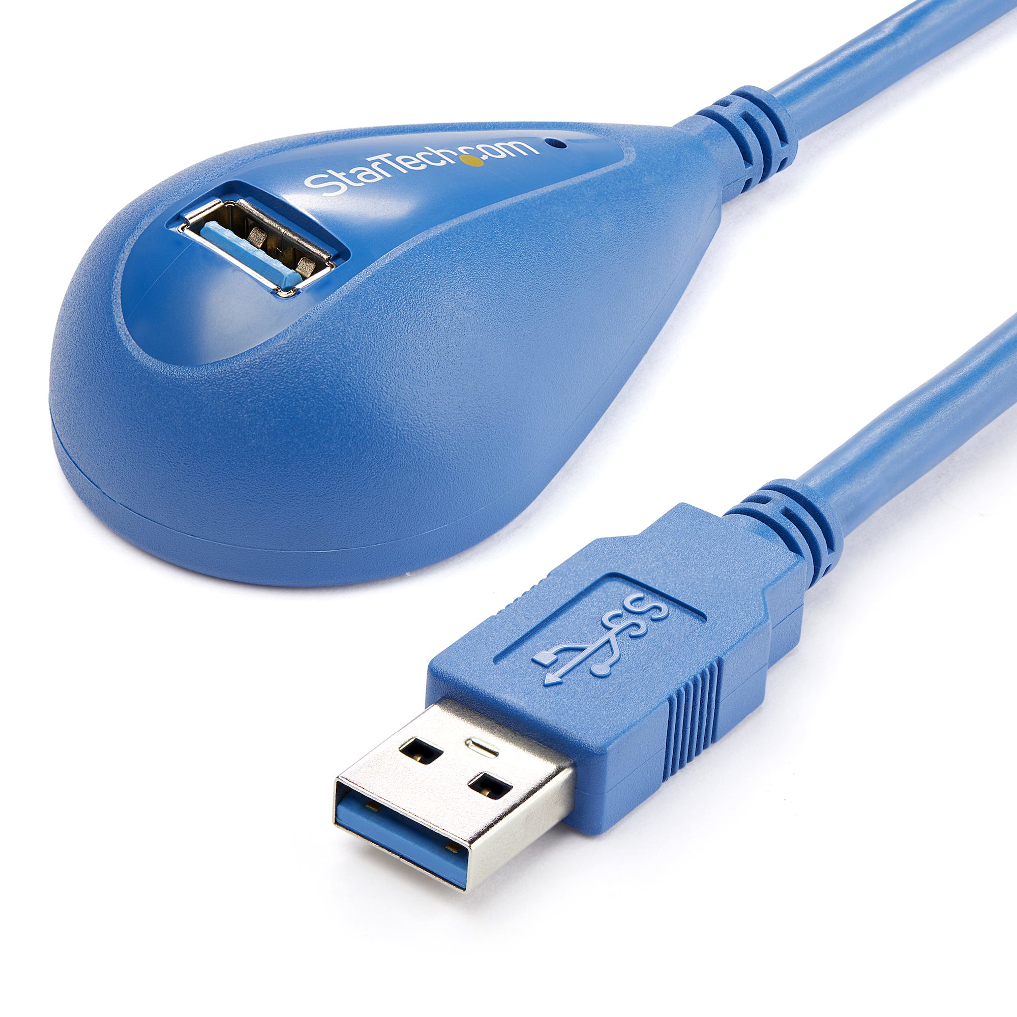 StarTech.com 1,5m SuperSpeed USB 3.0 Verlängerungskabel / Dockingkabel - Blau - Stecker / Buchse - USB, Ansicht 2
