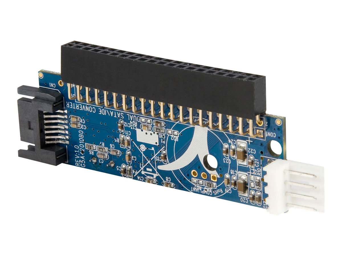 StarTech.com IDE auf SATA Adapter - IDE zu S-ATA Konverter für 6,4 und 8,9 cm (2,5 / 3,5 Zoll) 40 Pin Buchse - Speicher-Controller - 1 Sender/Kanal - ATA - SATA