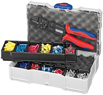 KNIPEX Crimp-Sortiment für Kabelverbinder 97 90 25 von LumaTech
