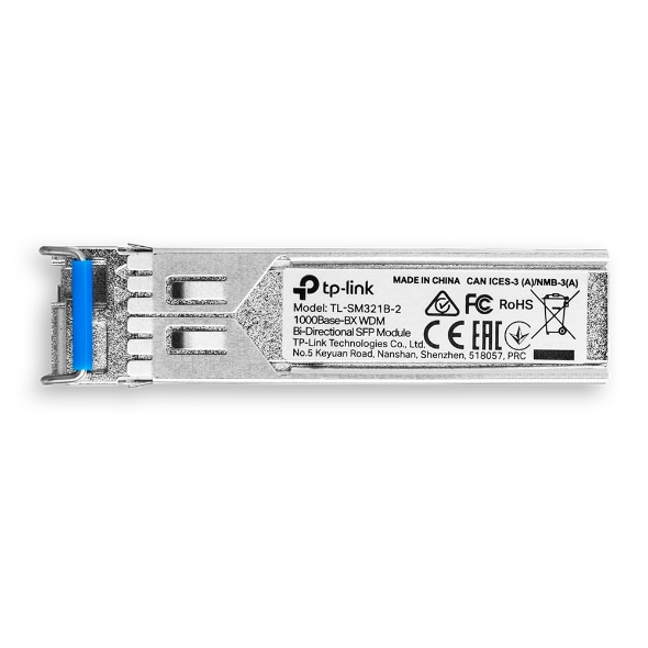 TP-LINK TL-SM321B - V2 - SFP (Mini-GBIC)-Transceiver-Modul - GigE - 1000Base-BX - LC/UPC Einzelmodus, Ansicht 2