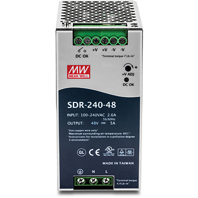 TRENDnet TI-S24048 - Netzteil (DIN-Schienenmontage möglich), Ansicht 2