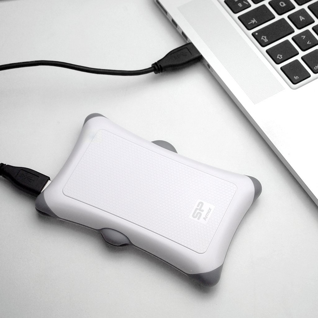 Silicon Power Armor A30 - Festplatte - 2 TB - extern (tragbar) - Weiß, Ansicht 4