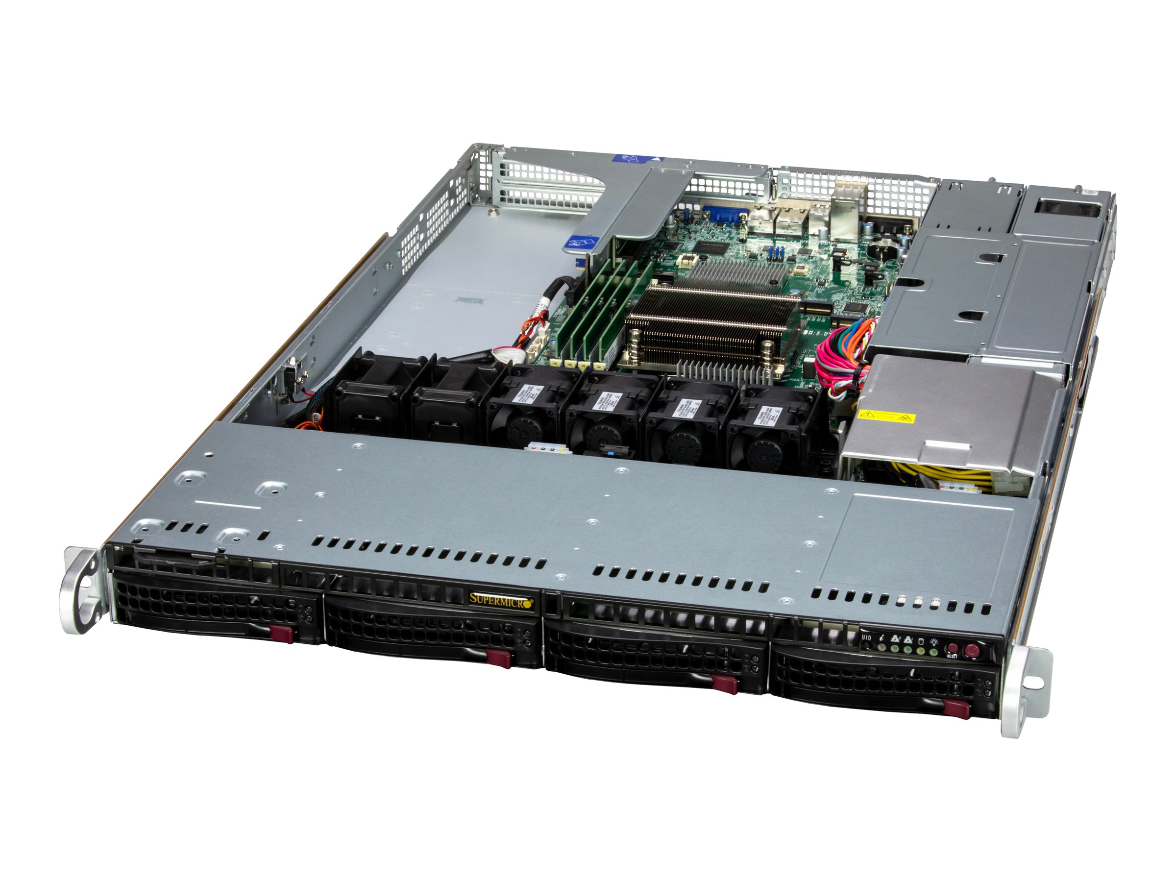 Supermicro UP SuperServer 511R-W - Server - Rack-Montage - 1U - keine CPU - RAM 0 GB - SATA/SAS - Hot-Swap 8.9 cm (3.5")