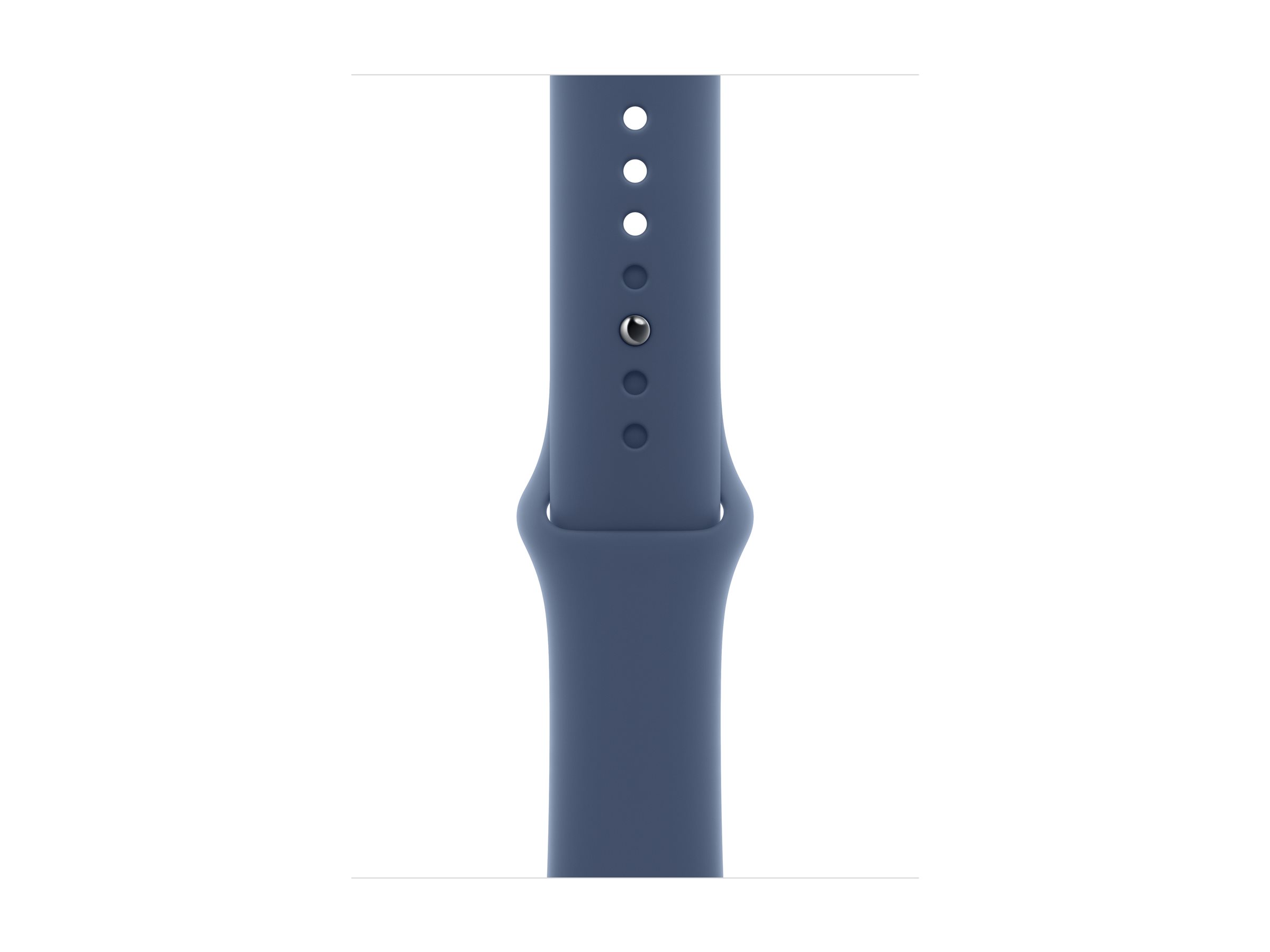 Apple Watch Series 10 (GPS + Cellular) - 46 mm - Aluminium - Silber - mit Sportband - Denim - Bandgröße: S/M, Ansicht 3