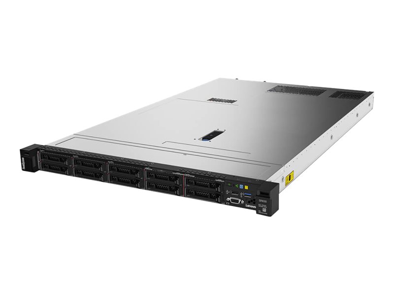 Lenovo ThinkSystem SR630 7X02 - Server - Rack-Montage - 1U - zweiweg - 1 x Xeon Silver 4208 / 2.1 GHz - RAM 32 GB - SAS - Hot-Swap 6.4 cm (2.5") Schacht/Schächte - keine HDD - G200e - kein Betriebssystem - Monitor: keiner