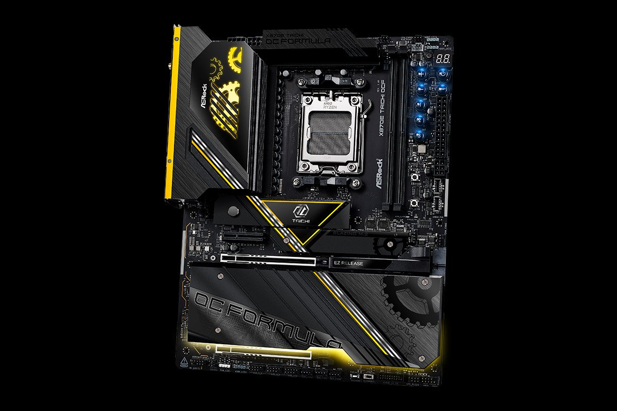 ASRock X870E Taichi OCF AM5 ATX HDMI/USB-C DDR5 - AMD Sockel AM5 (Ryzen Zen4) - ATX, Ansicht 2