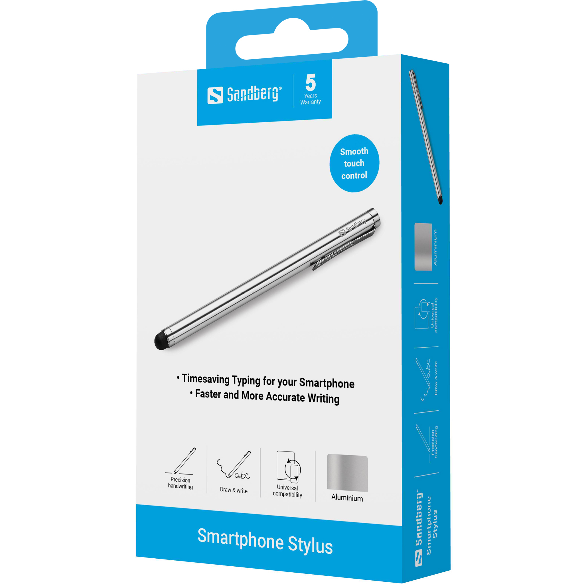 SANDBERG Smartphone Stylus - Aluminium, Ansicht 2