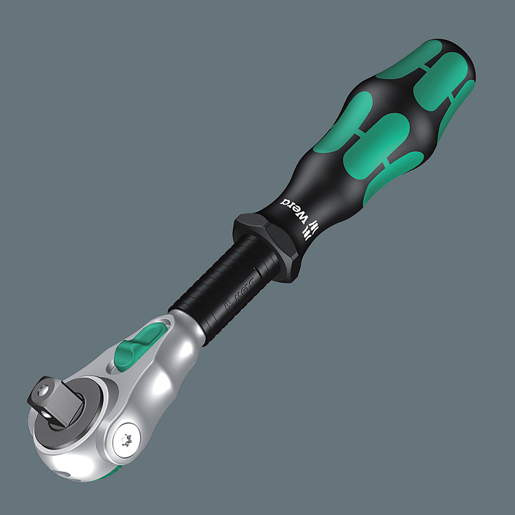 Wera Zyklop Speed 8100 SA 9 - Knarrensatz mit Bit- und Steckschlüssel-Satz, Ansicht 2