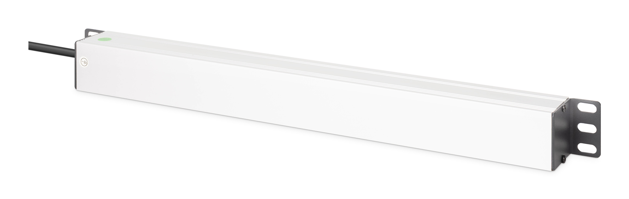 DIGITUS 1U Alu PDU Rackmount. 6x Safety outlet 1x outlet - (Offline-) USV - 19, Ansicht 4