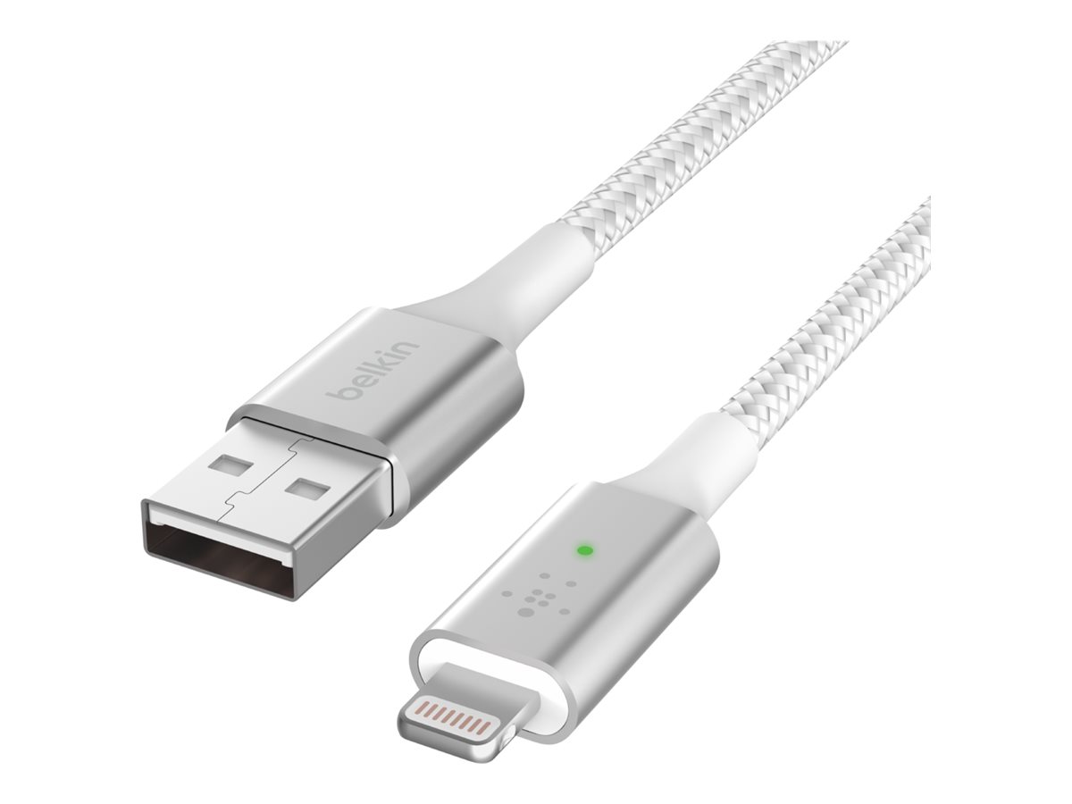 Belkin BOOST CHARGE Smart - Lightning-Kabel - USB männlich zu Lightning männlich - 1.2 m - weiß