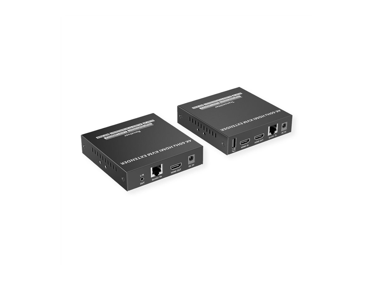 VALUE KVM-Verlängerung via IP ipcolor USB+HDMI 4K60Hz 120m, Ansicht 3