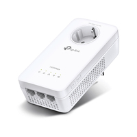 TP-Link TL-WPA8631P AV1300 Gigabit Passthrough Powerline - V3 - Powerline Adapter - GigE, HomePlug AV (HPAV), HomePlug AV (HPAV) 2.0, IEEE 1901 - 802.11a/b/g/n/ac - Dual-Band - an Wandsteckdose anschließbar